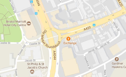 "Street Map showing Venue Location"